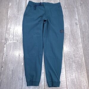 Adidas Adicross Joggers Mens Small Teal Blue Wind.RDY Warm Textured Golf Pants